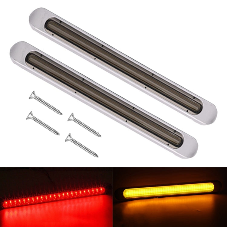 2 PCS 72LED Fanale posteriore bicolore per freno a mano