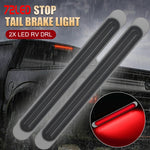 2 PCS 72LED Fanale posteriore bicolore per freno a mano
