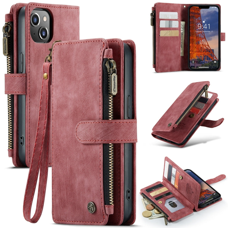 Custodia in pelle per telefono multifunzionale CaseMe C30, For iPhone 14, For iPhone 14 Plus, For iPhone 14 Pro, For iPhone 14 Pro Max