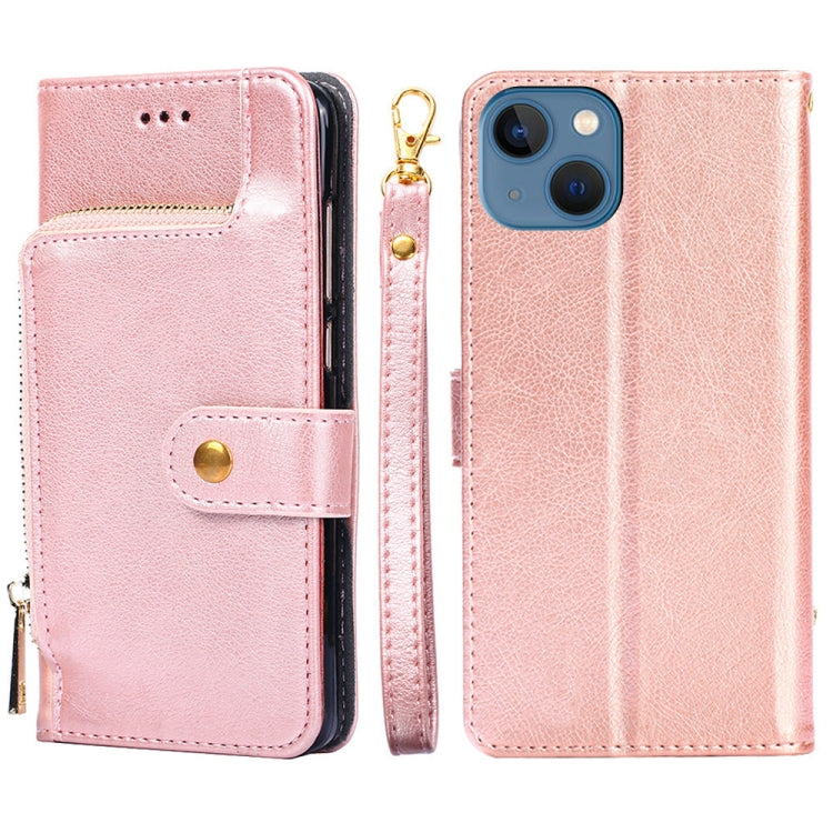 Custodia per cellulare in pelle con cerniera, For iPhone 14, For iPhone 14 Plus, For iPhone 14 Pro, For iPhone 14 Pro Max