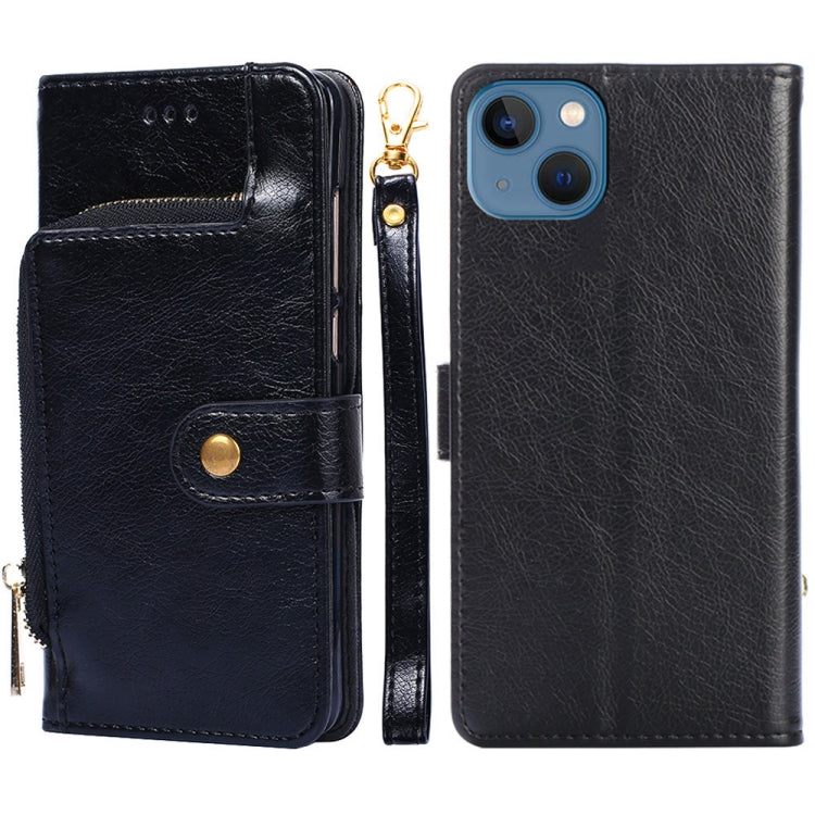 Custodia per cellulare in pelle con cerniera, For iPhone 14, For iPhone 14 Plus, For iPhone 14 Pro, For iPhone 14 Pro Max