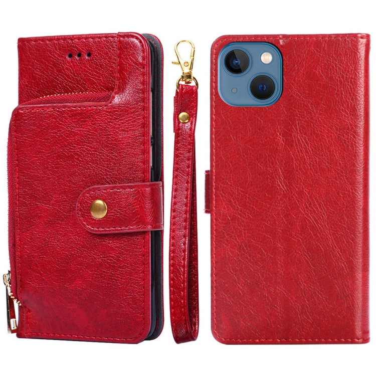 Custodia per cellulare in pelle con cerniera, For iPhone 14, For iPhone 14 Plus, For iPhone 14 Pro, For iPhone 14 Pro Max