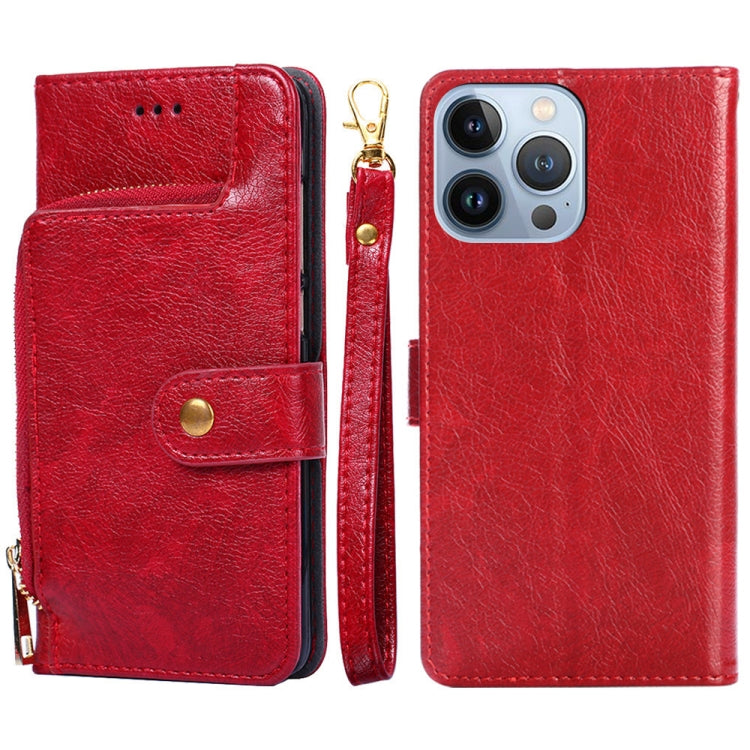 Custodia per cellulare in pelle con cerniera, For iPhone 14, For iPhone 14 Plus, For iPhone 14 Pro, For iPhone 14 Pro Max