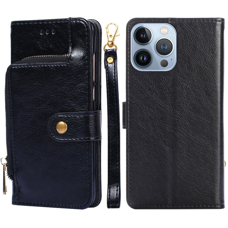 Custodia per cellulare in pelle con cerniera, For iPhone 14, For iPhone 14 Plus, For iPhone 14 Pro, For iPhone 14 Pro Max