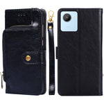 Custodia per cellulare in pelle con cerniera, For vivo iQOO 10, For vivo iQOO 10 Pro 5G, For Nothing Phone 1, For OnePlus 10T, For Realme C30 4G/Narzo 50i Prime, For Honor X40i