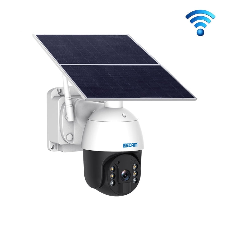 ESCAM QF624 Telecamera IP PT con pannello solare WiFi impermeabile 1080P HD IP66 senza batteria, QF624