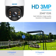 ESCAM QF624 Telecamera IP PT con pannello solare WiFi impermeabile 1080P HD IP66 senza batteria, QF624