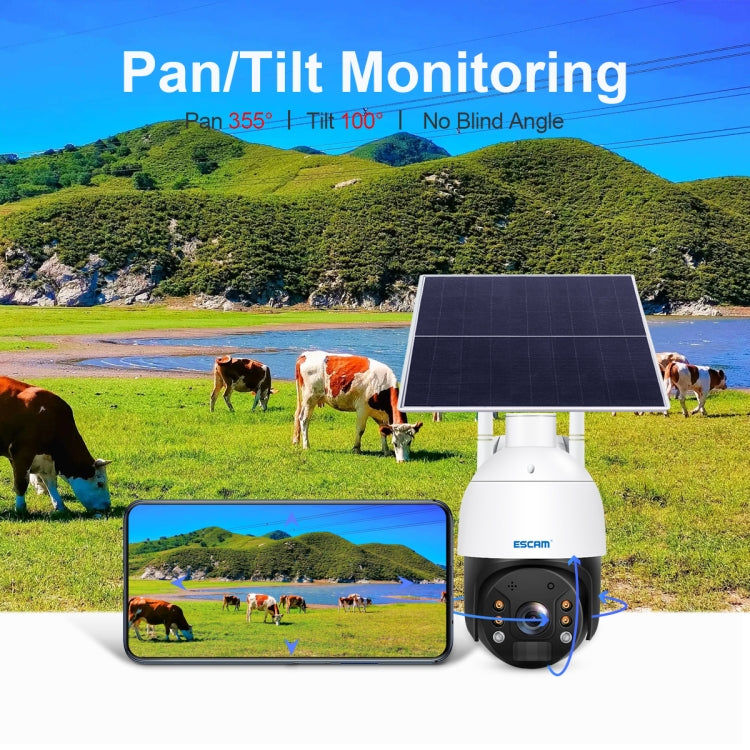 Telecamera IP PT WiFi 1080P con pannello solare IP66