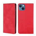 Custodia per telefono in pelle magnetica Skin Feel, For iPhone 14, For iPhone 14 Plus, For iPhone 14 Pro, For iPhone 14 Pro Max