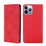 Custodia per telefono in pelle magnetica Skin Feel, For iPhone 14, For iPhone 14 Plus, For iPhone 14 Pro, For iPhone 14 Pro Max