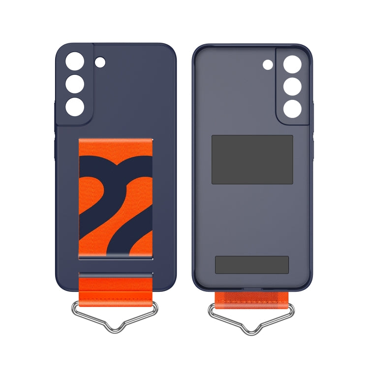 Custodia per telefono PC con cinturino da polso sottile, For Samsung Galaxy S22 5G, For Samsung Galaxy S22+ 5G, For Samsung Galaxy S22 Ultra 5G
