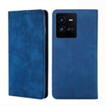Custodia per telefono in pelle con vibrazione orizzontale magnetica Skin Feel, For vivo iQOO 10, For vivo iQOO 10 Pro 5G, For OnePlus 10T, For Realme C30 4G/Narzo 50i Prime