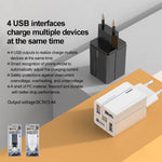 Caricabatterie rapido REMAX RP-U43 3.4A 4 porte USB