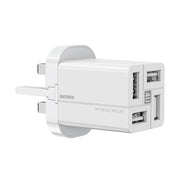 Caricabatterie rapido REMAX RP-U43 3.4A 4 porte USB, EU Plug, UK Plug