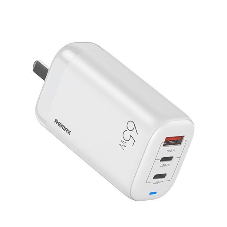 REMAX RP-U55 Territory Series Caricatore rapido USB da 65 W + doppia interfaccia USB-C / Tipo-C, EU Plug, UK Plug, CN Plug