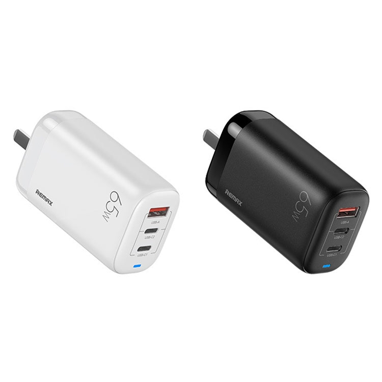 REMAX RP-U55 Territory Series Caricatore rapido USB da 65 W + doppia interfaccia USB-C / Tipo-C, EU Plug, UK Plug, CN Plug