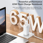 REMAX RP-U55 Territory Series Caricatore rapido USB da 65 W + doppia interfaccia USB-C / Tipo-C, EU Plug, UK Plug, CN Plug