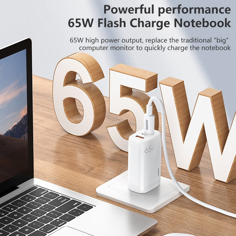 REMAX RP-U55 Territory Series Caricatore rapido USB da 65 W + doppia interfaccia USB-C / Tipo-C, EU Plug, UK Plug, CN Plug