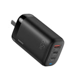 REMAX RP-U55 Territory Series Caricatore rapido USB da 65 W + doppia interfaccia USB-C / Tipo-C, CN Plug
