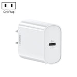 Caricabatterie rapido REMAX RP-U70 Jane Series 20W USB-C/Type-C PD, CN Plug, EU Plug, UK Plug, US Plug
