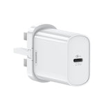 Caricabatterie rapido REMAX RP-U70 Jane Series 20W USB-C/Type-C PD, CN Plug, EU Plug, UK Plug, US Plug