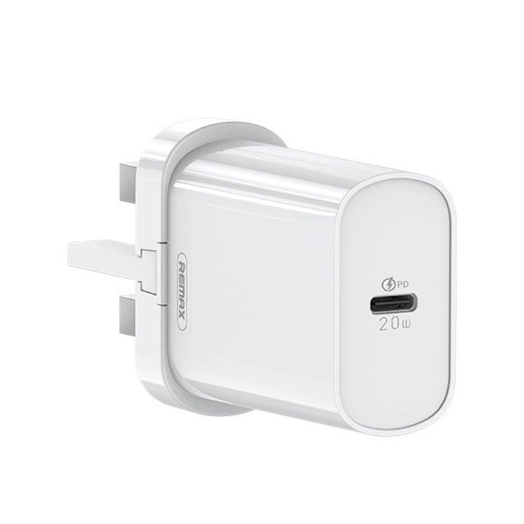 Caricabatterie rapido REMAX RP-U70 Jane Series 20W USB-C/Type-C PD, CN Plug, EU Plug, UK Plug, US Plug