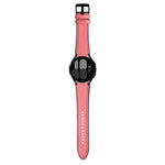 Cinturino per orologio con fibbia nera in silicone + pelle, For Samsung Galaxy Watch5 Pro 45mm/5 44mm/5 40mm