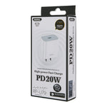 REMAX RP-U79 Speed Series 20W USB-C/Type-C Caricabatterie rapido multi-compatibile, CN Plug, EU Plug, UK Plug