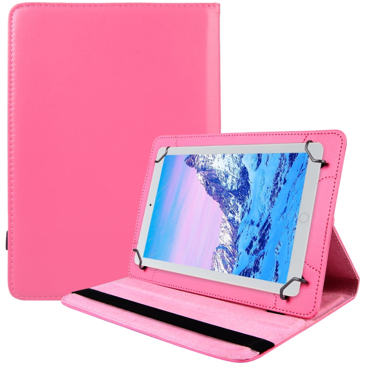 Custodia per tablet in pelle flip con struttura litchi con rotazione a 360 gradi, For 7 inch Tablet, For 8 inch Tablet