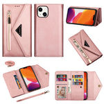 Custodia in pelle Flip orizzontale con cerniera Skin Feel, For iPhone 14, For iPhone 14 Max, For iPhone 14 Pro, For iPhone 14 Pro Max