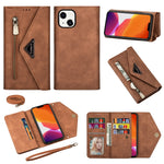 Custodia in pelle Flip orizzontale con cerniera Skin Feel, For iPhone 14, For iPhone 14 Max, For iPhone 14 Pro, For iPhone 14 Pro Max