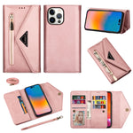 Custodia in pelle Flip orizzontale con cerniera Skin Feel, For iPhone 14, For iPhone 14 Max, For iPhone 14 Pro, For iPhone 14 Pro Max