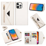 Custodia in pelle Flip orizzontale con cerniera Skin Feel, For iPhone 14, For iPhone 14 Max, For iPhone 14 Pro, For iPhone 14 Pro Max