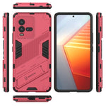 Custodia antiurto per PC + TPU con supporto invisibile, For vivo iQOO 10, For vivo iQOO 10 Pro 5G
