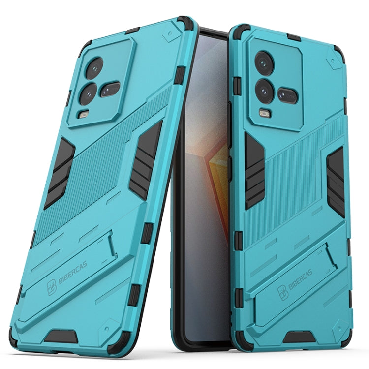 Custodia antiurto per PC + TPU con supporto invisibile, For vivo iQOO 10, For vivo iQOO 10 Pro 5G