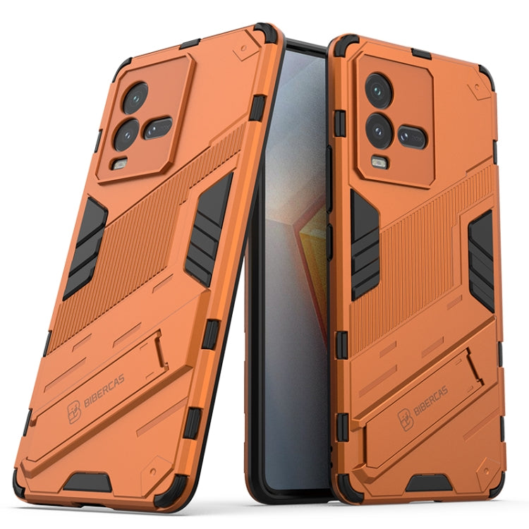 Custodia antiurto per PC + TPU con supporto invisibile, For vivo iQOO 10, For vivo iQOO 10 Pro 5G