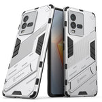 Custodia antiurto per PC + TPU con supporto invisibile, For vivo iQOO 10, For vivo iQOO 10 Pro 5G