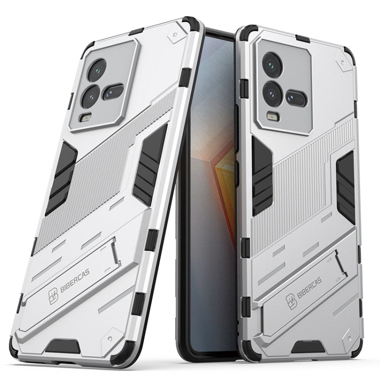 Custodia antiurto per PC + TPU con supporto invisibile, For vivo iQOO 10, For vivo iQOO 10 Pro 5G