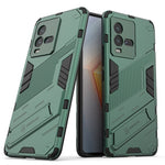 Custodia antiurto per PC + TPU con supporto invisibile, For vivo iQOO 10, For vivo iQOO 10 Pro 5G