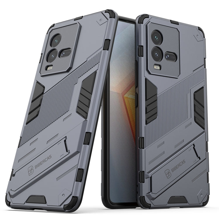 Custodia antiurto per PC + TPU con supporto invisibile, For vivo iQOO 10, For vivo iQOO 10 Pro 5G