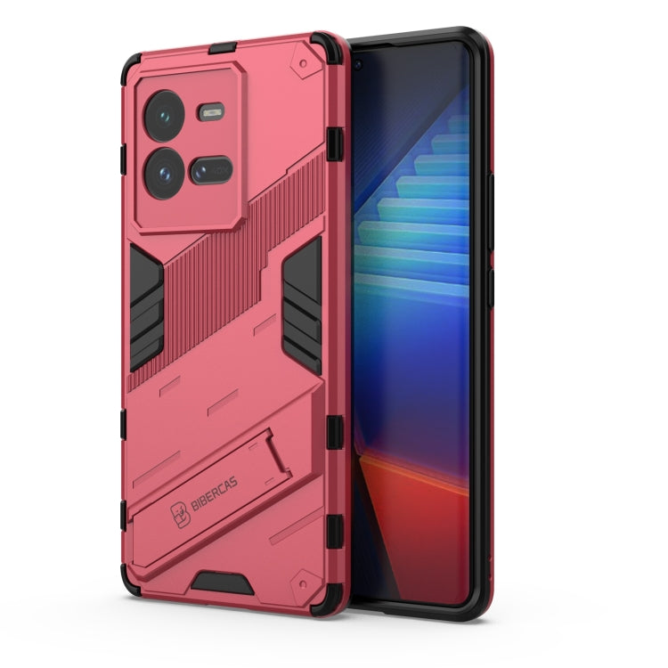 Custodia antiurto per PC + TPU con supporto invisibile, For vivo iQOO 10, For vivo iQOO 10 Pro 5G