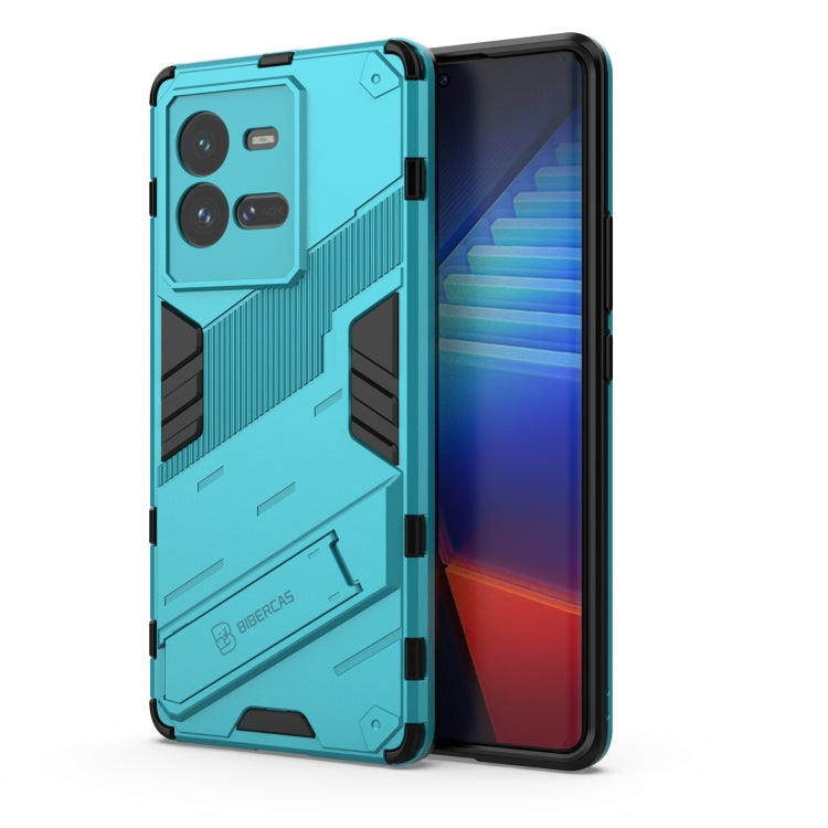 Custodia antiurto per PC + TPU con supporto invisibile, For vivo iQOO 10, For vivo iQOO 10 Pro 5G