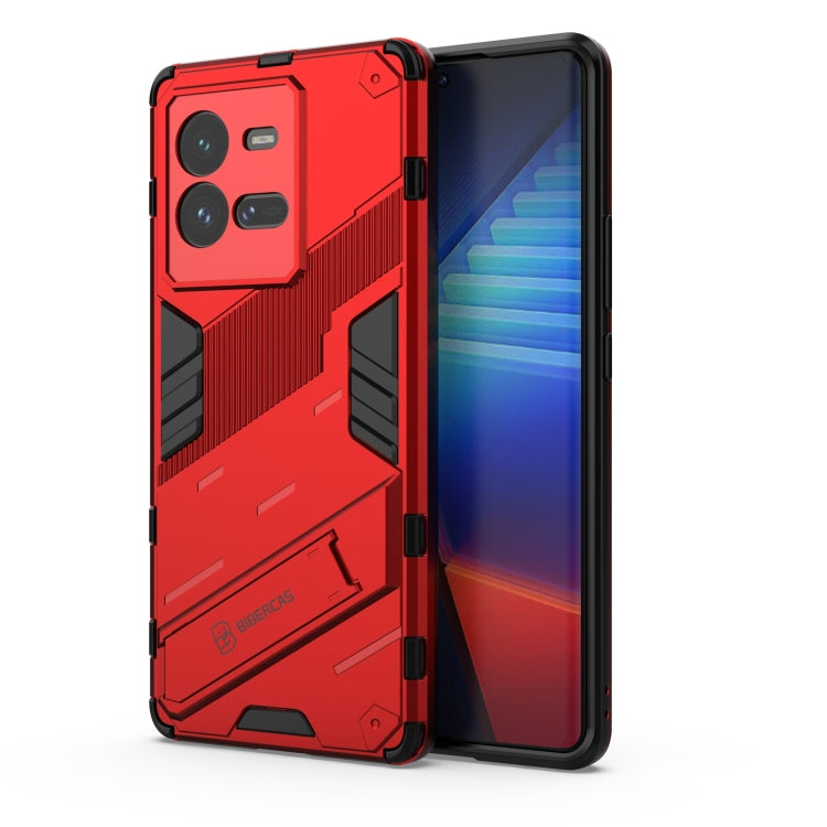 Custodia antiurto per PC + TPU con supporto invisibile, For vivo iQOO 10, For vivo iQOO 10 Pro 5G