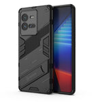 Custodia antiurto per PC + TPU con supporto invisibile, For vivo iQOO 10, For vivo iQOO 10 Pro 5G