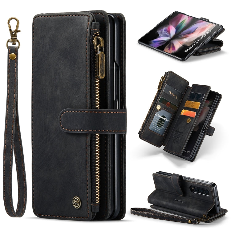 CaseMe C30 Custodia per telefono multifunzionale in pelle, For Samsung Galaxy Z Fold6 5G, For Samsung Galaxy Z Fold5, For Samsung Galaxy Z Fold4 5G
