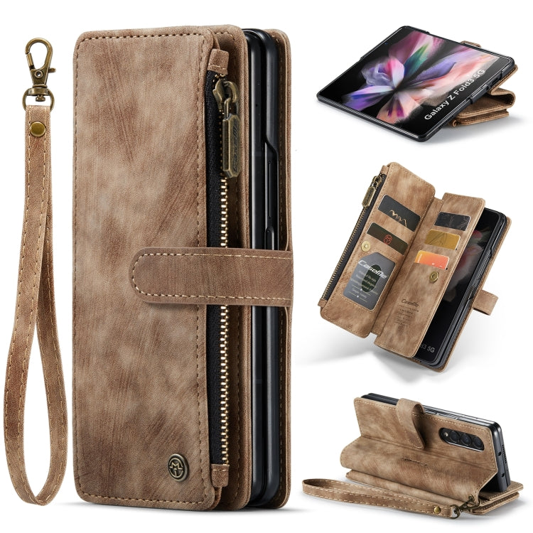 CaseMe C30 Custodia per telefono multifunzionale in pelle, For Samsung Galaxy Z Fold6 5G, For Samsung Galaxy Z Fold5, For Samsung Galaxy Z Fold4 5G