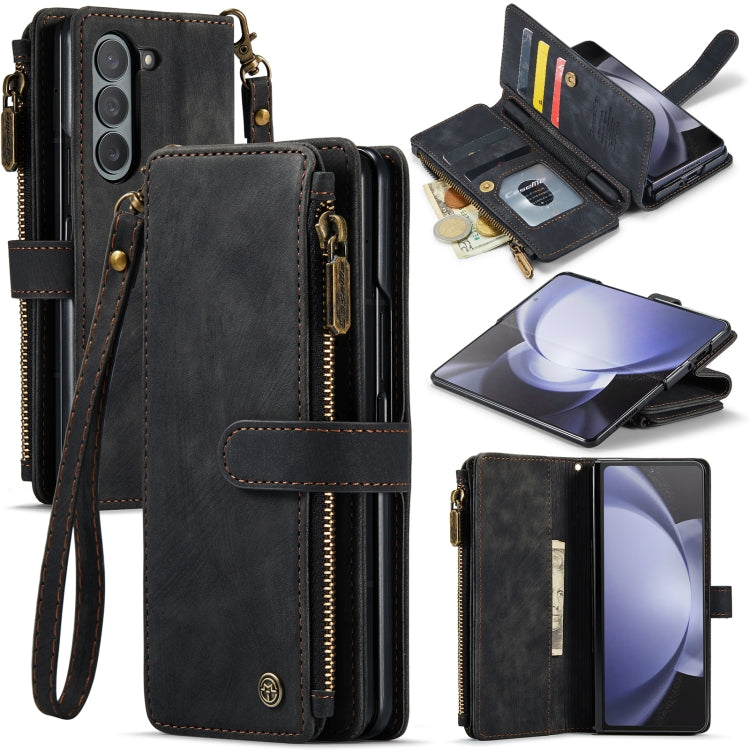 CaseMe C30 Custodia per telefono multifunzionale in pelle, For Samsung Galaxy Z Fold6 5G, For Samsung Galaxy Z Fold5, For Samsung Galaxy Z Fold4 5G