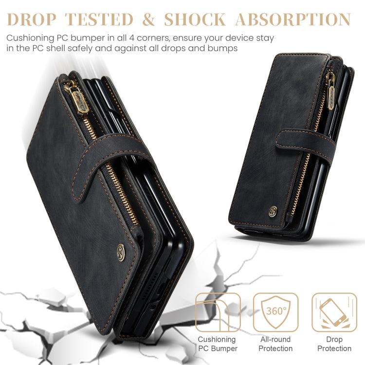 CaseMe C30 Custodia per telefono multifunzionale in pelle, For Samsung Galaxy Z Fold6 5G, For Samsung Galaxy Z Fold5, For Samsung Galaxy Z Fold4 5G