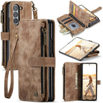 CaseMe C30 Custodia per telefono multifunzionale in pelle, For Samsung Galaxy Z Fold6 5G, For Samsung Galaxy Z Fold5, For Samsung Galaxy Z Fold4 5G