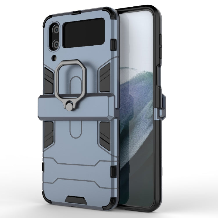Custodia protettiva antiurto per PC + TPU con supporto per anello magnetico, For Samsung Galaxy Z Flip4